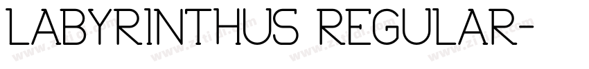 LABYRINTHUS REGULAR字体转换